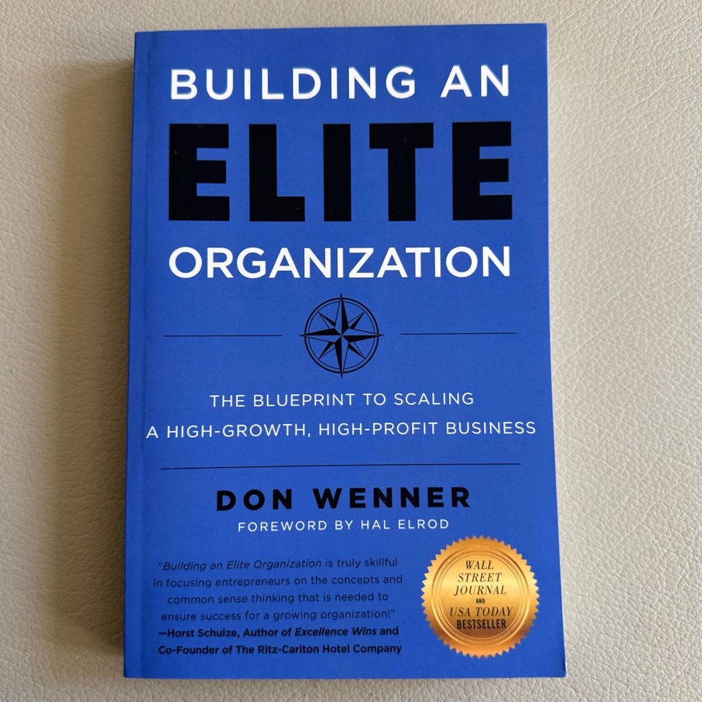 Building an Elite Organization Blueprint to Scaling High-Growth Hi-Prof Biz Book